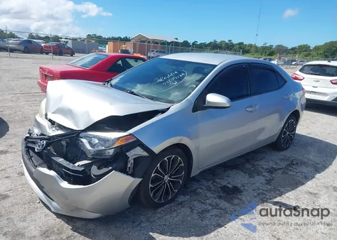 2016 Toyota Corolla Le z USA, uszkodzony, nr VIN 5YFBURHE9GP431843
